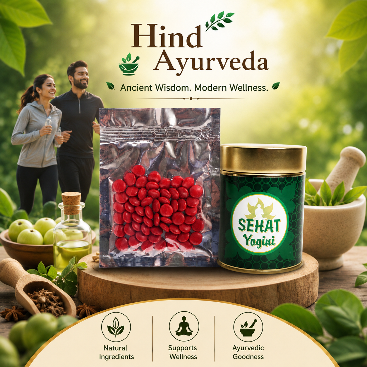 Sehat Yogini Weight Gain Combo | Ayurvedic Weight Gain Powder