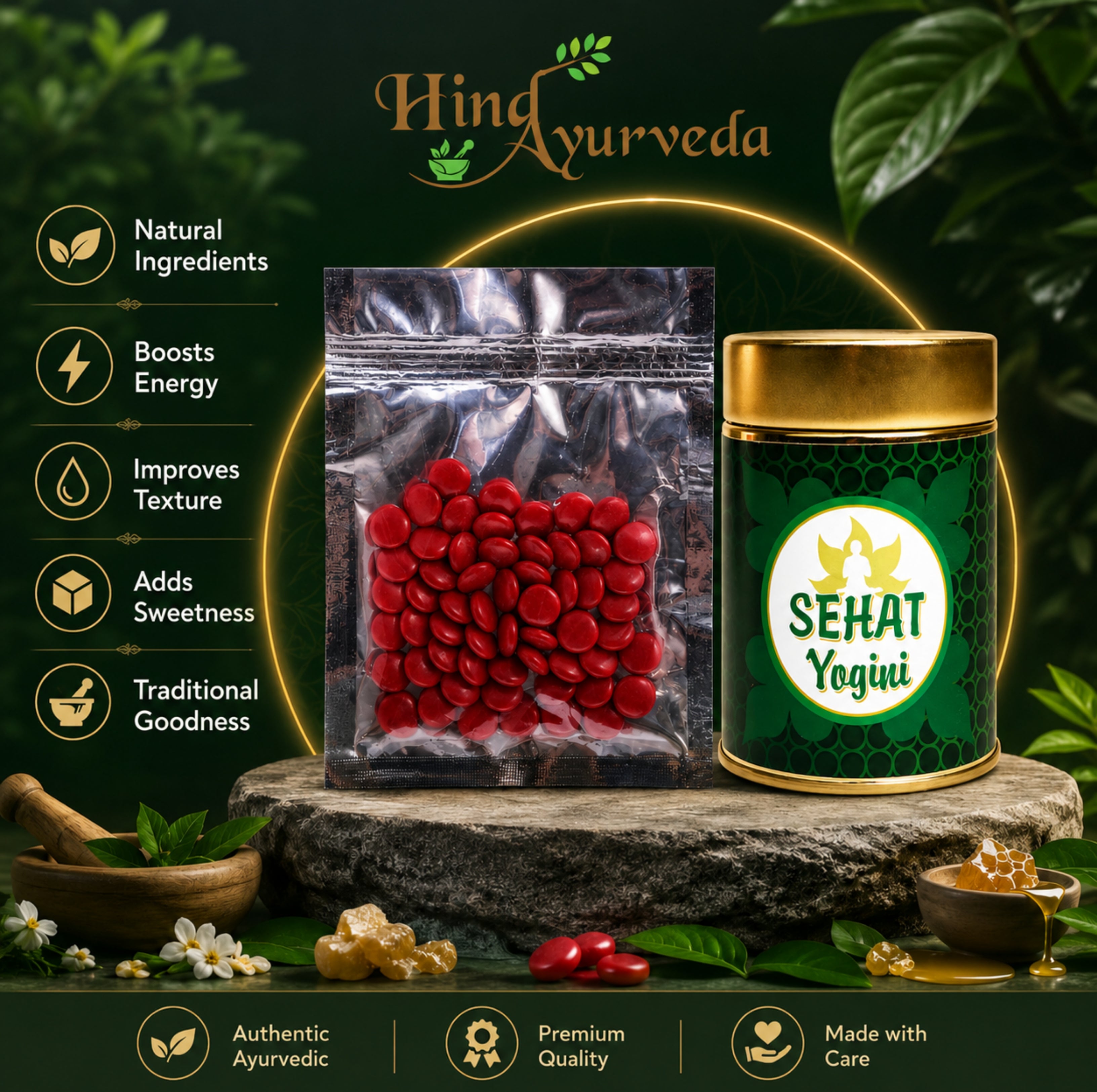 Sehat Yogini Weight Gain Combo | Ayurvedic Weight Gain Powder